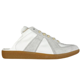 Maison Margiela Replica Open Back Sneakers / Slides White / Gray / Brown